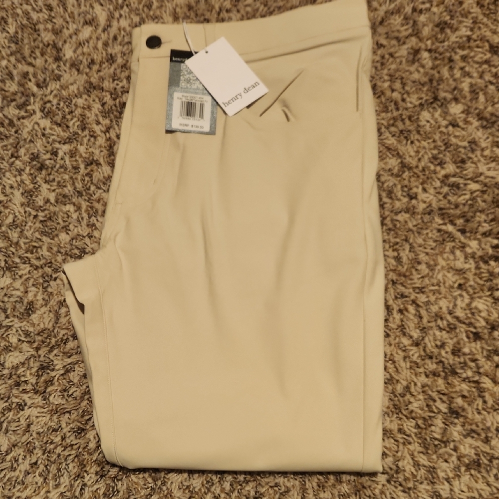 Men's Beige Dress Pants